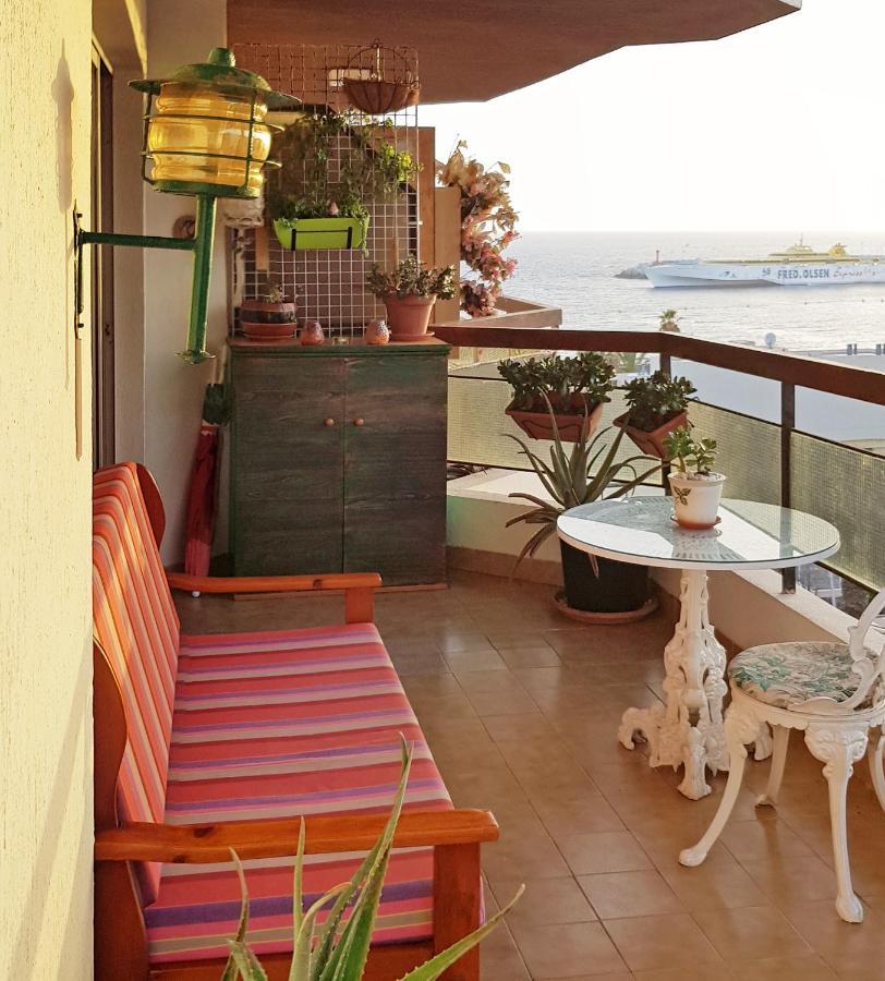 Jardin Canario Primera Linea De Playa Los Cristianos  Dış mekan fotoğraf